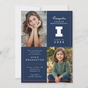 University of Illinois Graduation Invitation