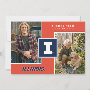 University of Illinois Graduation Invitation