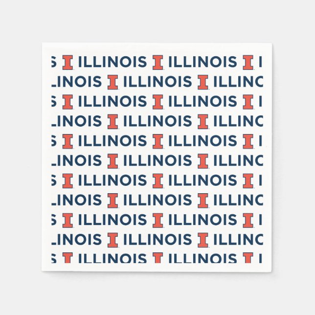 University of Illinois Graduation Napkins (Front)