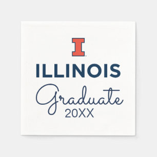 University of Illinois Graduation Napkins