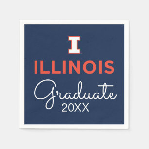 University of Illinois Graduation Napkins