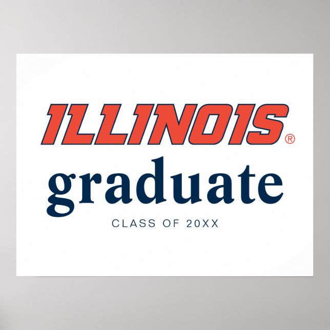 University of Illinois Graduation Poster (Front)