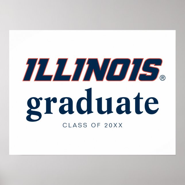 University of Illinois Graduation Poster (Front)