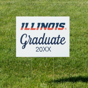 University of Illinois Graduation Sign
