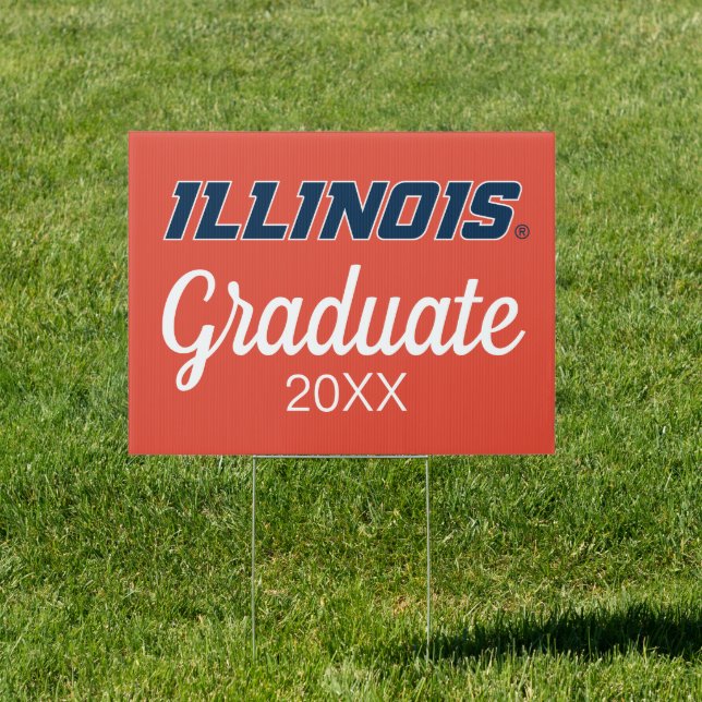 University of Illinois Graduation Sign (Insitu)