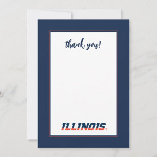 University of Illinois Graduation Thank You Card
