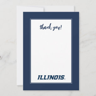 University of Illinois Graduation Thank You Card