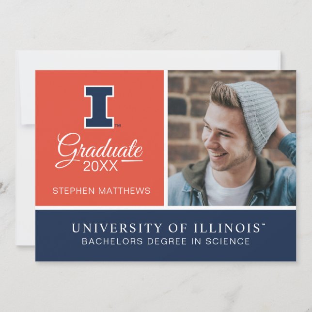 University of Illinois | Gradution Invitation (Front)