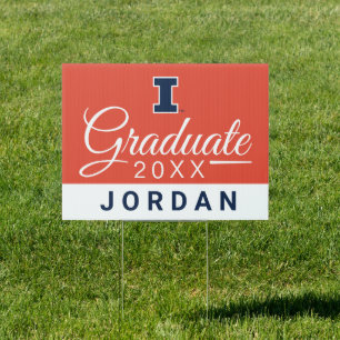 University of Illinois   Gradution Sign