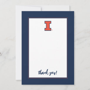 University of Illinois Gradution Thank You Card