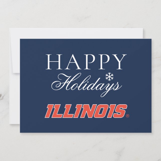 University of Illinois Holiday Card (Front)