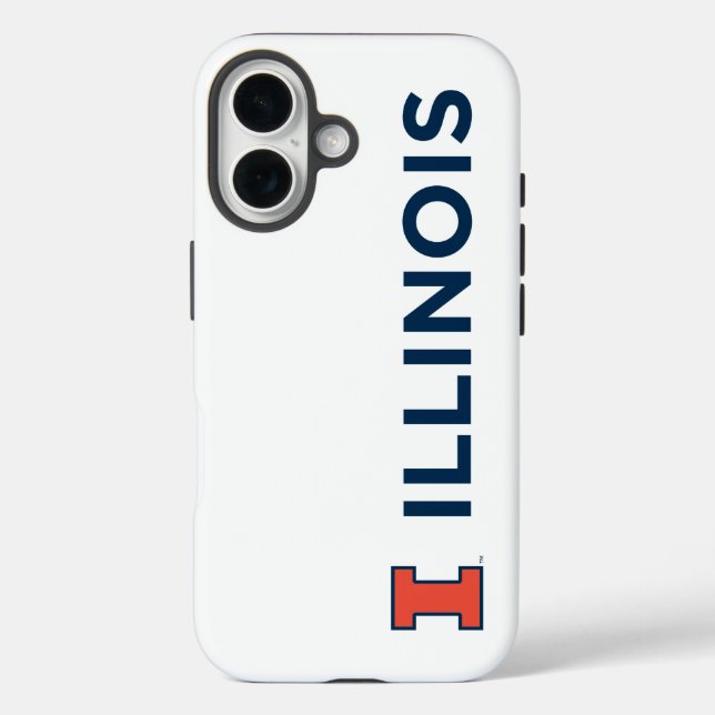 University of Illinois Logo and Wordmark Combinati Case-Mate iPhone Case (Back)
