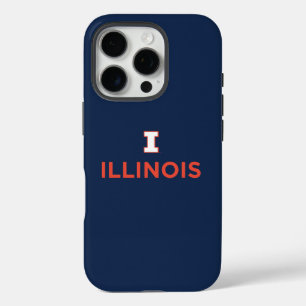 University of Illinois Logo and Wordmark Combinati iPhone 16 Pro Case