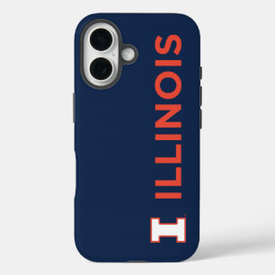 University of Illinois Logo and Wordmark Combinati iPhone 16 Case