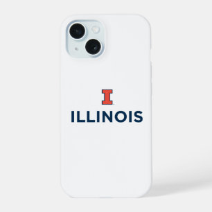 University of Illinois Logo and Wordmark Combinati iPhone 15 Case