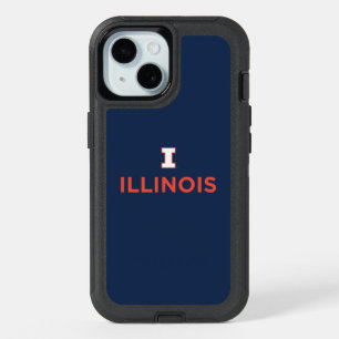 University of Illinois Logo and Wordmark Combinati iPhone 15 Case