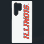 University of Illinois Wordmark Design Samsung Galaxy S22 Ultra Case<br><div class="desc">The design features the University of Illinois's wordmark,  featuring the word "ILLINOIS" in bold,  uppercase letters. The font is slanted and italicized,  creating a dynamic and forward-moving appearance.</div>