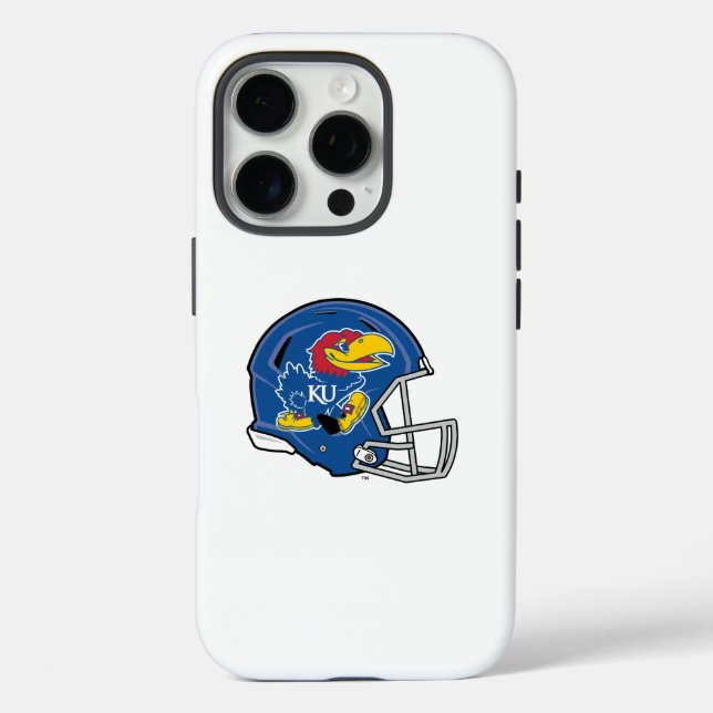 University of Kansas Jayhawk Football Helmet Case-Mate iPhone Case (Back)