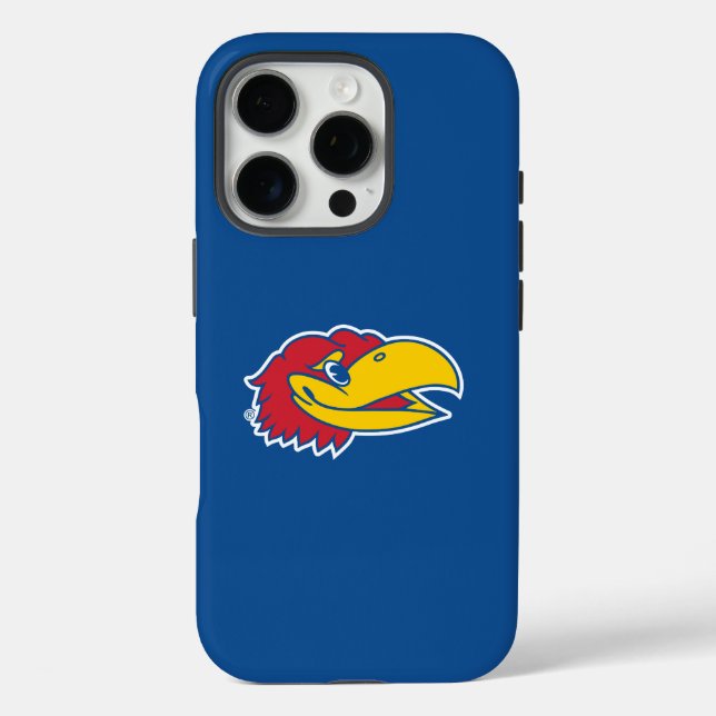 University of Kansas Jayhawk Head Logo Case-Mate iPhone Case (Back)