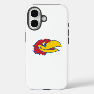 University of Kansas Jayhawk Head Logo iPhone 16 Case