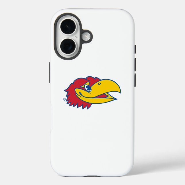 University of Kansas Jayhawk Head Logo Case-Mate iPhone Case (Back)