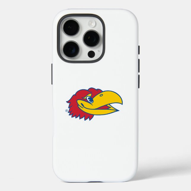 University of Kansas Jayhawk Head Logo Case-Mate iPhone Case (Back)