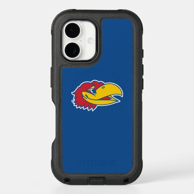 University of Kansas Jayhawk Head Logo Otterbox iPhone Case (Back)