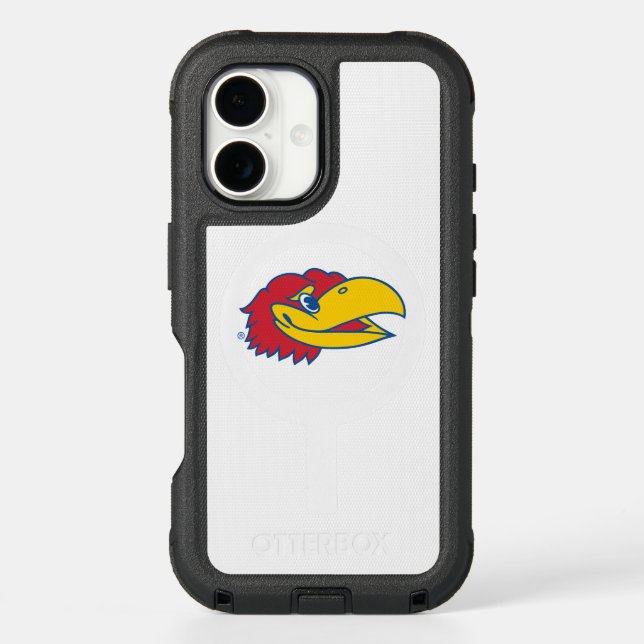 University of Kansas Jayhawk Head Logo Otterbox iPhone Case (Back)
