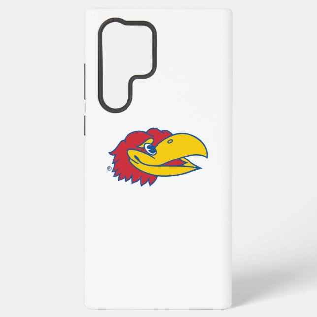 University of Kansas Jayhawk Head Logo Samsung Galaxy Case (Back)