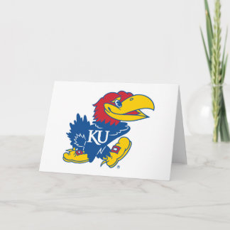 University of Kansas Jayhawk Logo Card