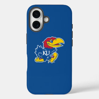 University of Kansas Jayhawk Logo iPhone 16 Case