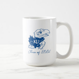 University of Kansas Jayhawk Logo Coffee Mug