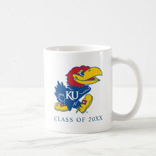 University of Kansas Jayhawk Logo Coffee Mug