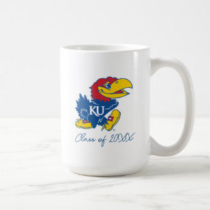 University of Kansas Jayhawk Logo Coffee Mug