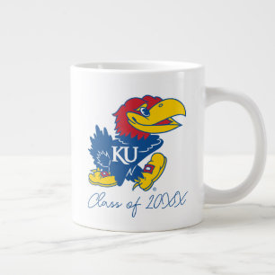 University of Kansas Jayhawk Logo Giant Coffee Mug