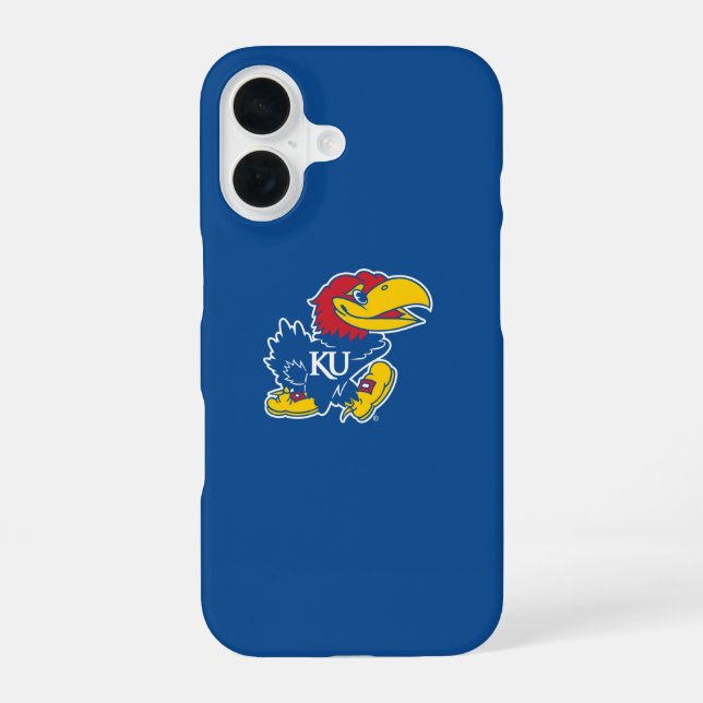 University of Kansas Jayhawk Logo iPhone Case (Back)