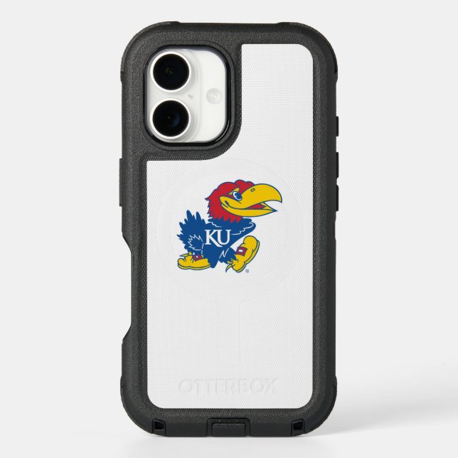 University of Kansas Jayhawk Logo Otterbox iPhone Case (Back)