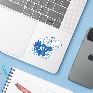 University of Kansas Jayhawk Logo Sticker