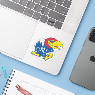 University of Kansas Jayhawk Logo Sticker