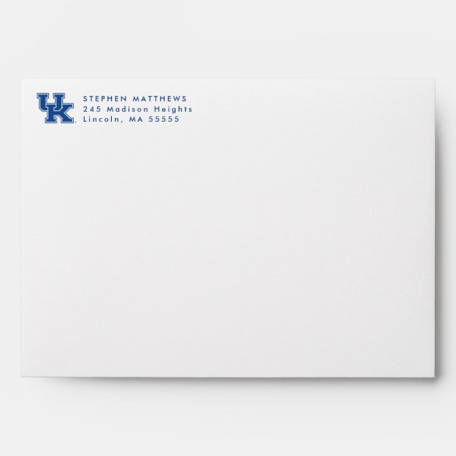 University of Kentucky | Graduation Envelope (Front)