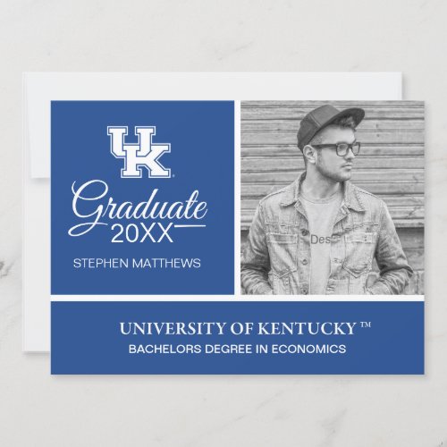 University of Kentucky  Graduation Invitation