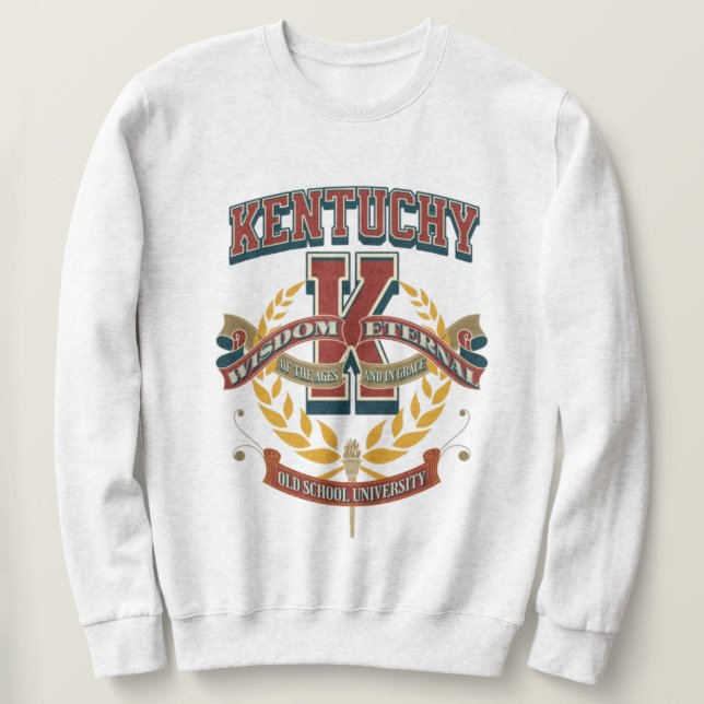 University of Kentucky varsity letter K Sweatshirt (Design Front)