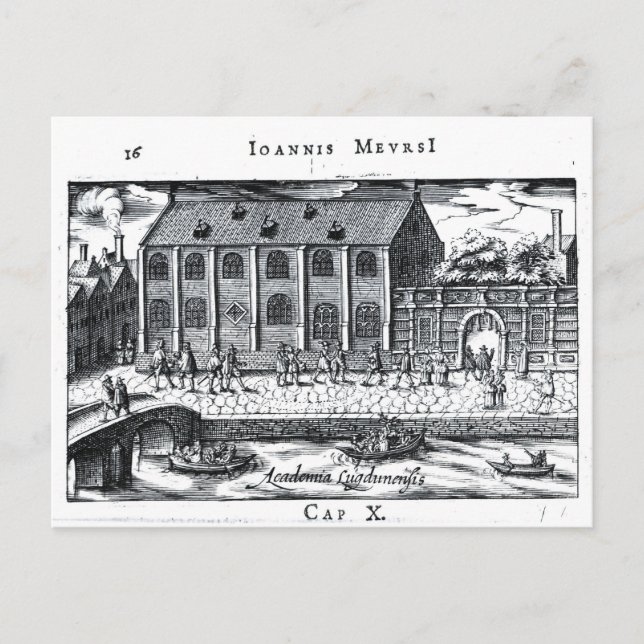 University of Leiden,'A Dutch Athens' Postcard (Front)