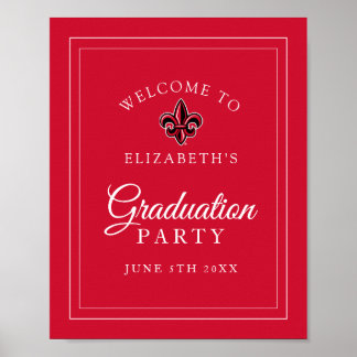 University of Louisiana | Graduation Party Poster
