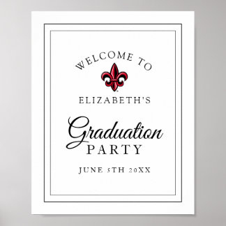 University of Louisiana | Graduation Party Poster