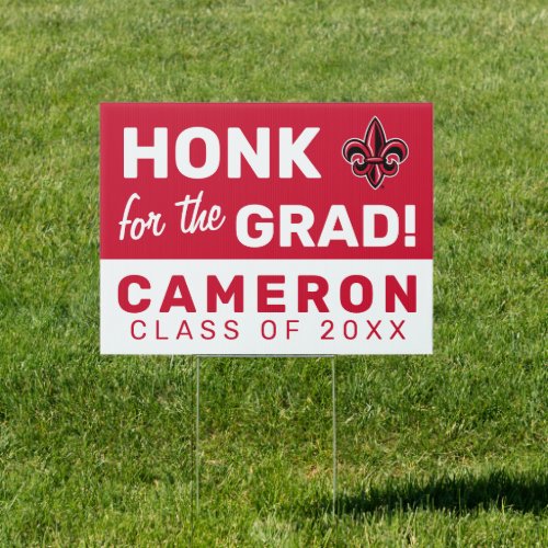 University of Louisiana  Honk for the Grad Sign