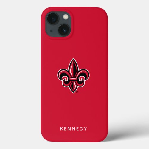 University of Louisiana Lafayette  Add Your Name iPhone 13 Case