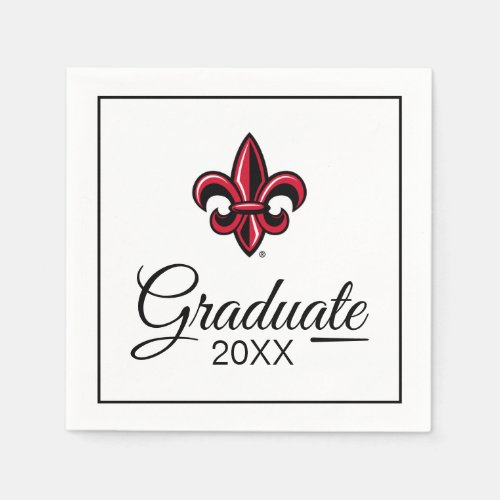 University of Louisiana Lafayette  Graduate Napkins