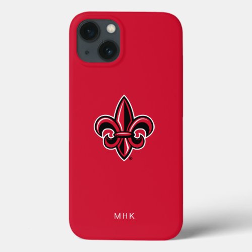 University of Louisiana Lafayette  Monogram iPhone 13 Case