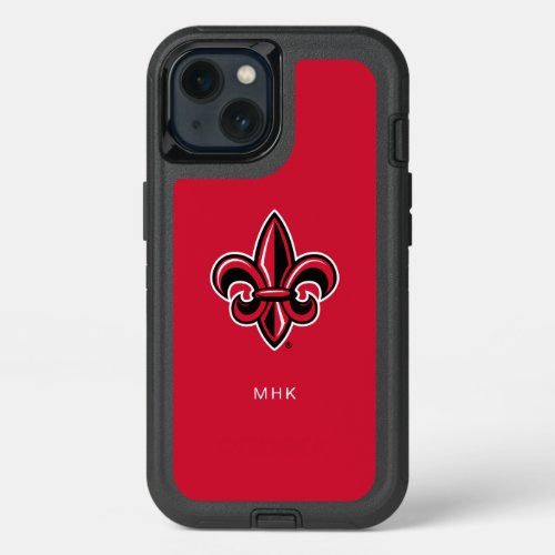 University of Louisiana Lafayette  Monogram iPhone 13 Case